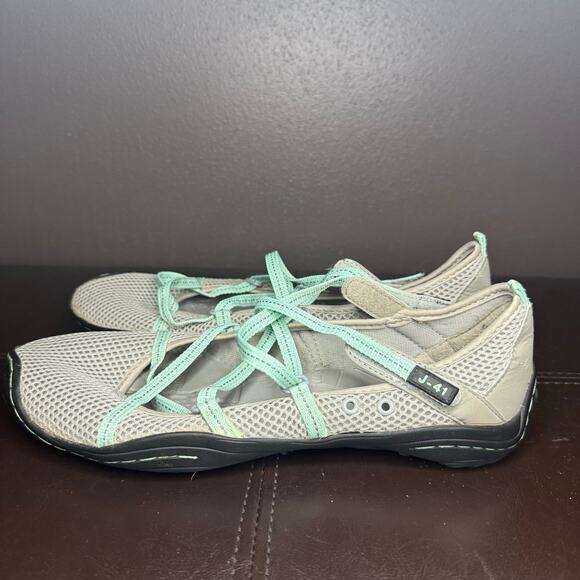 Jambu Shoes Women M Terra Marine Water Ready Sporty Sneakers Gray Mesh Flats 8.5 - Picture 5 of 6